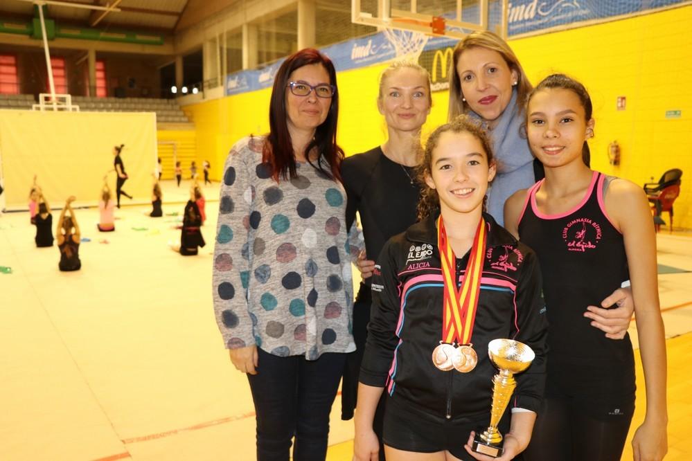 El equipo de gobierno felicita al Club de Gimnasia Rítmica de El Ejido por alzarse con un puesto en el Campeonato de España Copa Base Individual