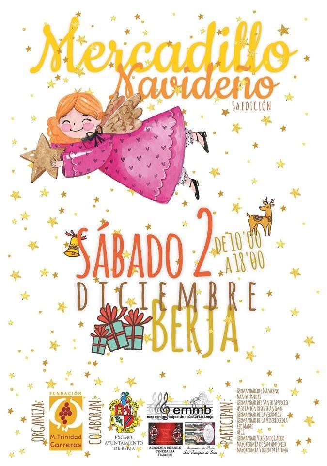 Una nueva edición del Mercadillo Navideño de Berja llega este sábado a la Plaza Porticada