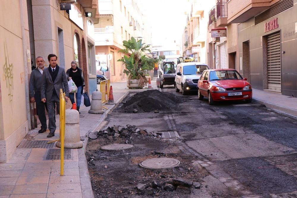 El Plan Municipal de Regeneración y Refuerzo de Pavimentos llega a Ejido Norte con el arreglo de más de una veintena de calles