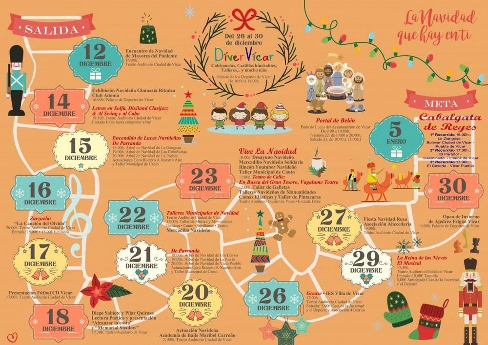 El Encuentro de Navidad de Mayores del Poniente da el pistoletazo de salida a la amplia programación navideña de Vícar