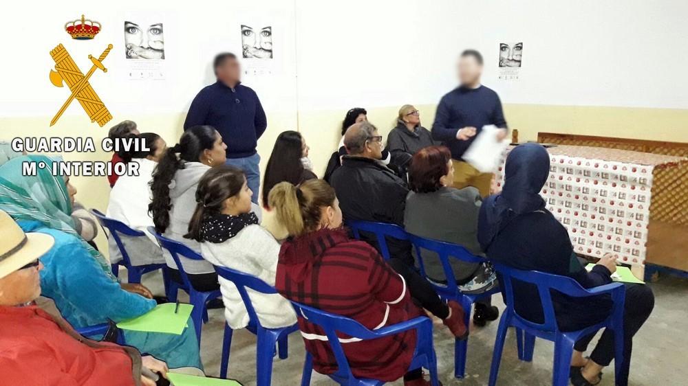 La Guardia Civil imparte una jornada formativa sobre prevención de la violencia de género a mujeres gitanas y mujeres en riesgo de exclusión social