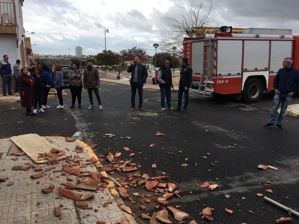 Un tornado daña alrededor de 150 hectáreas de invernadero y causa daños materiales en varios puntos de El Ejido