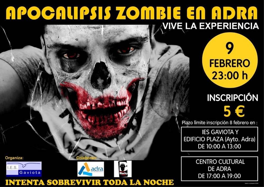 Apocalipsis zombie en Adra el próximo 9 de febrero