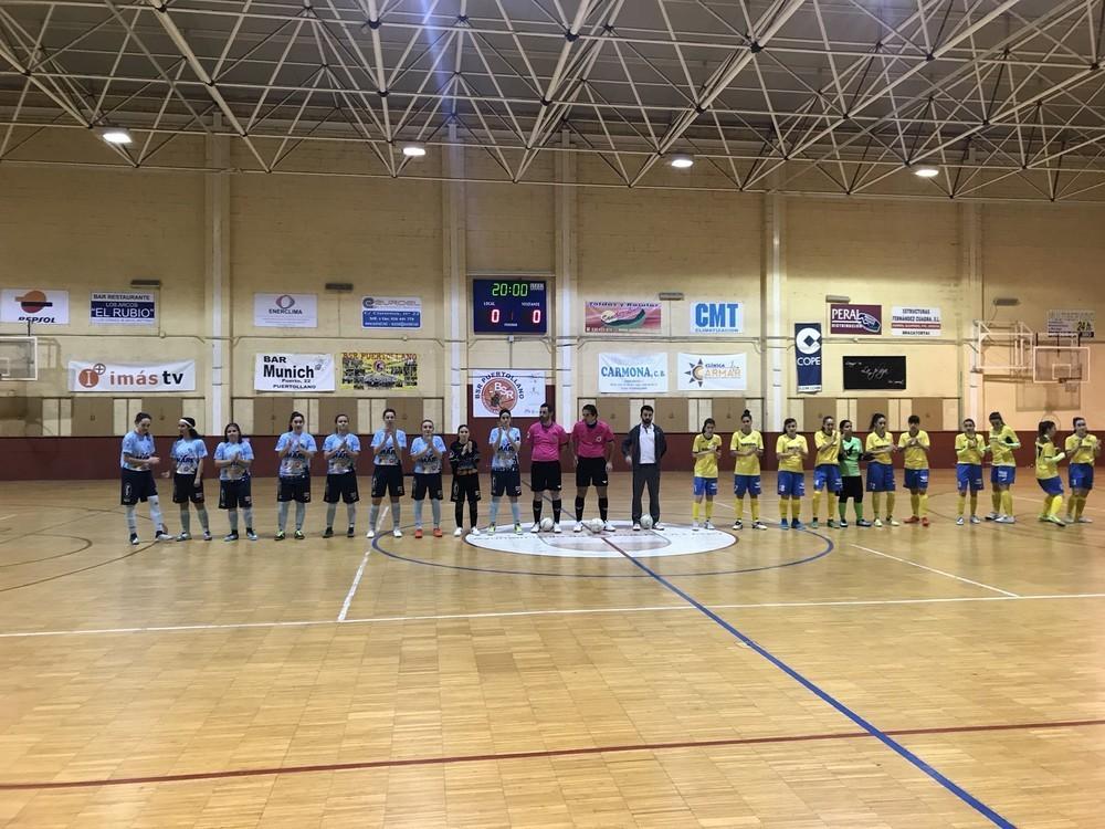 Las féminas del CD El Ejido FS no remontan ante Puertollano en un partido con varias lesiones