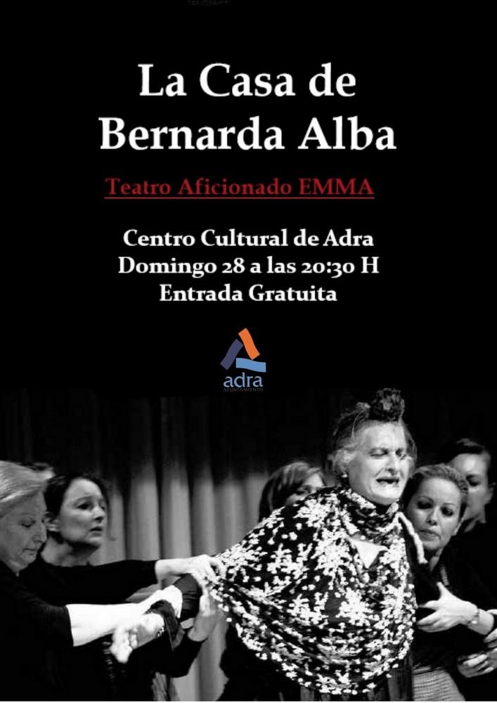 El Centro Cultural de Adra acoge el domingo la representación de ‘La Casa de Bernarda Alba’