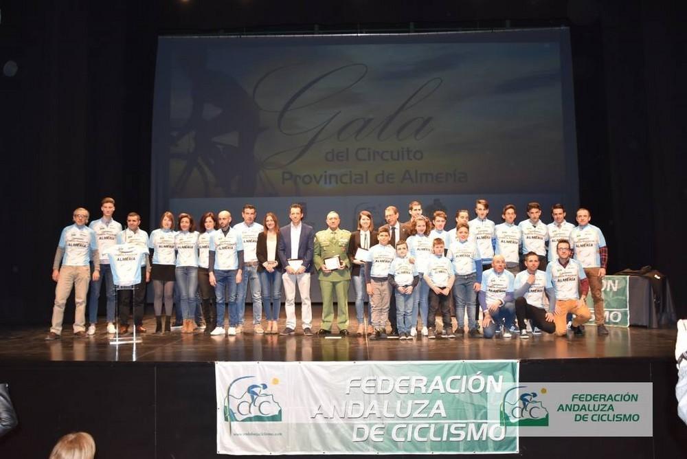Berja acoge una emocionante Gala del Ciclismo Almeriense 2017