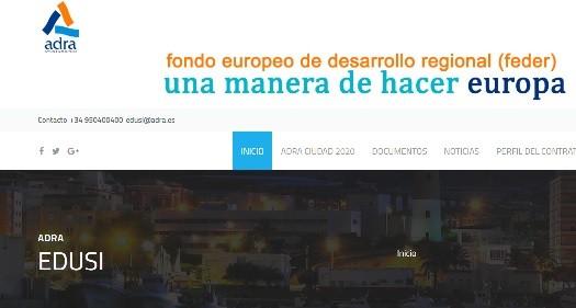 El proyecto ‘Adra Ciudad 2020’ cuenta ya con página web para visibilizar su desarrollo