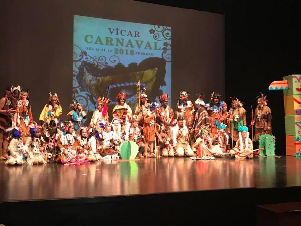 Vícar echó el cierre a tres días de Carnaval, toda una explosión multicolor llena de vistosidad