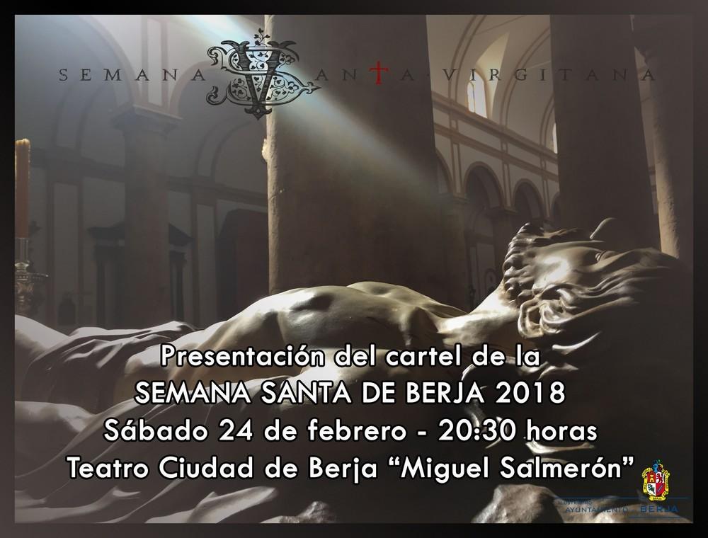 Este sábado se presenta el cartel de la Semana Santa de Berja 2018