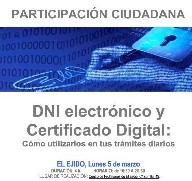 Un taller sobre 'DNI electrónico y Certificado Digital' ofrece las ventajas de su uso en los trámites administrativos diarios