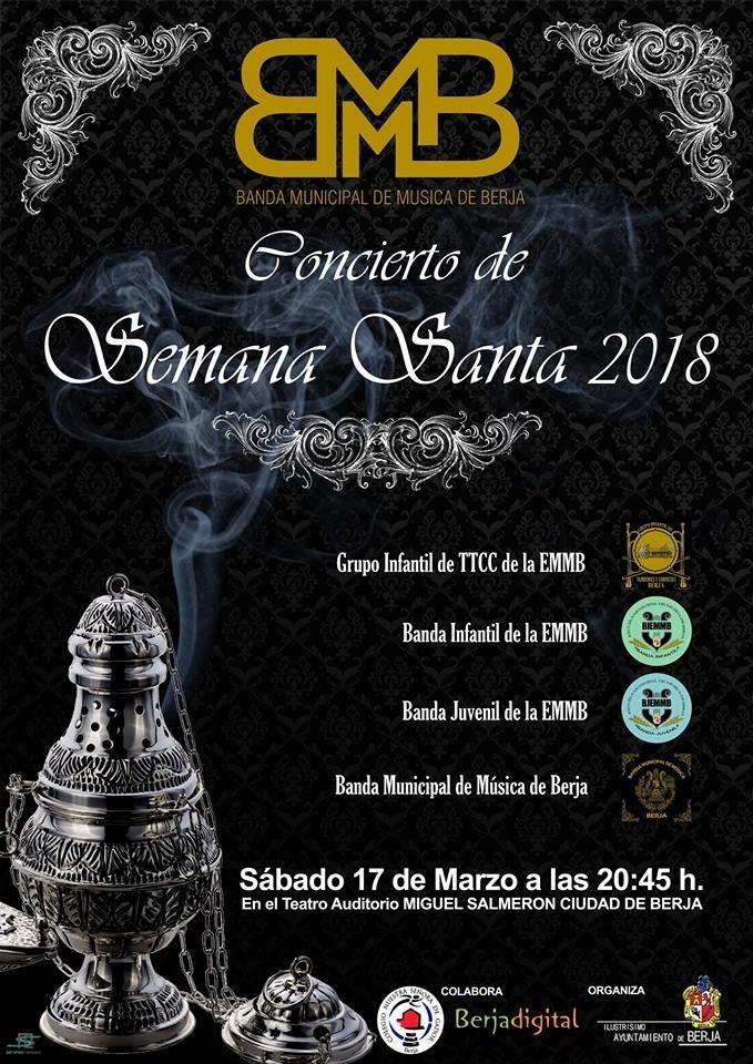 La Escuela Municipal de Música de Berja ambienta la recta final para Semana Santa con un concierto el sábado