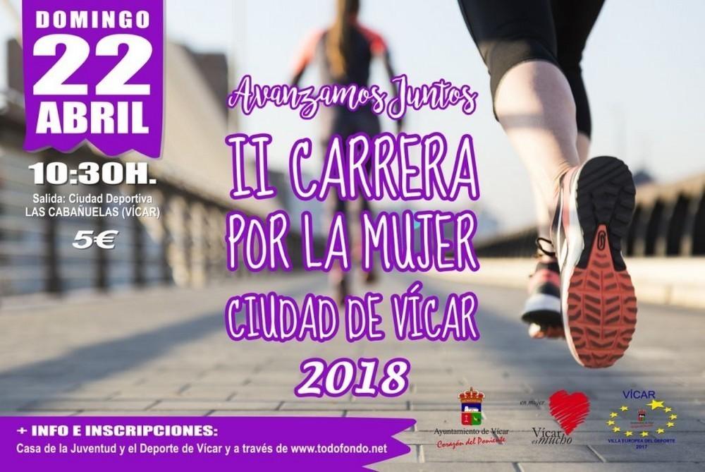 La II Carrera por la Mujer de Vícar se disputará finalmente el 22 de abril