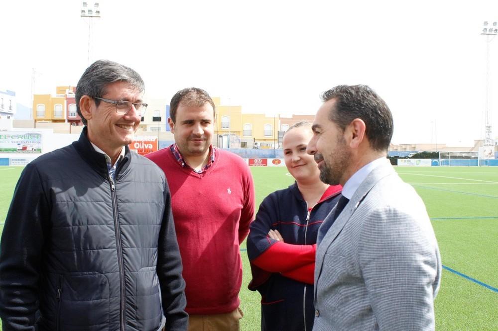Manuel Cortés subraya la inversión de medio millón de euros en instalaciones deportivas y avanza nuevos proyectos para 2018