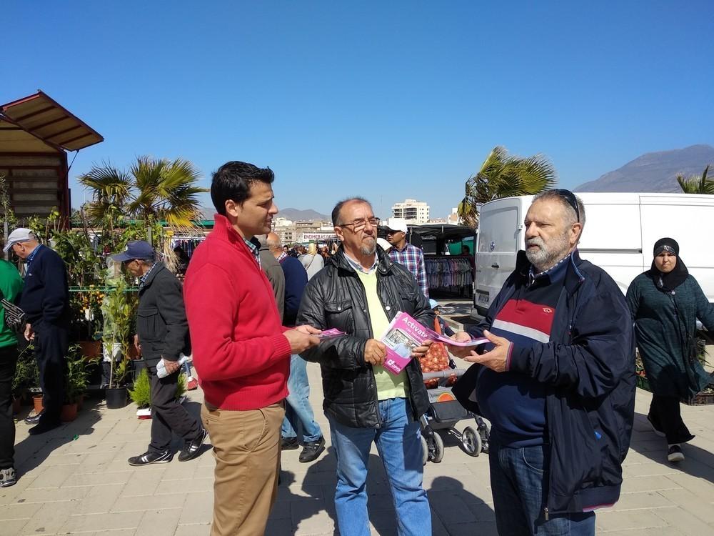 UPyD consulta a los ejidenses sobre las mejoras que necesita el mercadillo