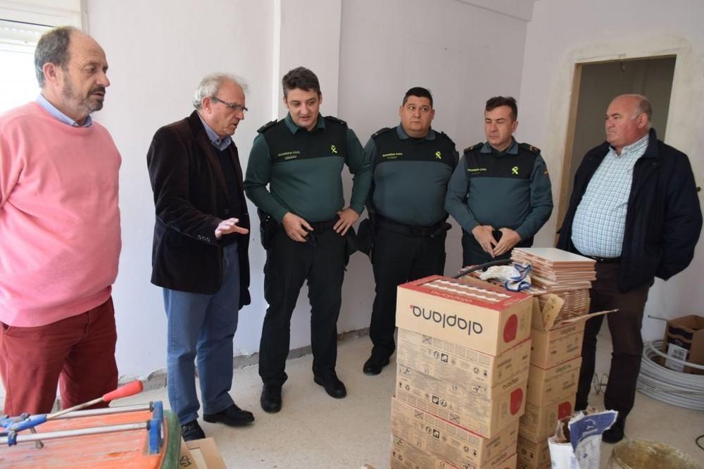 Las obras de ampliación del Cuartel de la Guardia Civil de Vícar avanzan a muy buen ritmo