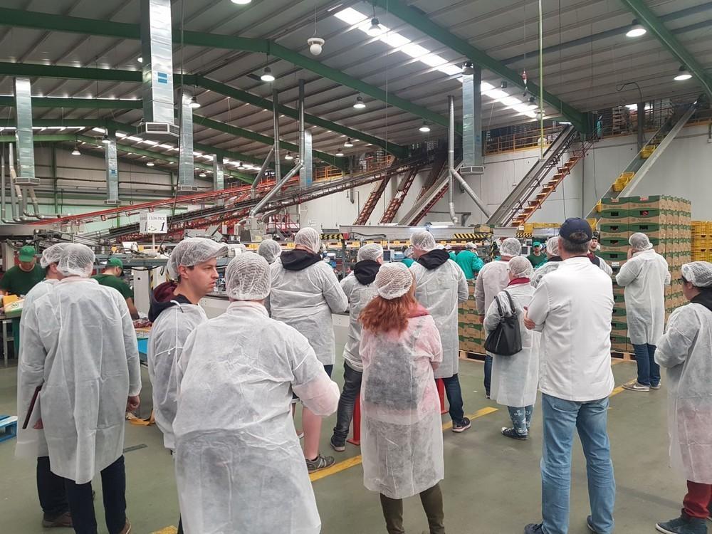 Un grupo de estudiantes alemanes visita El Ejido para conocer su modelo de producción y comercialización agrícola