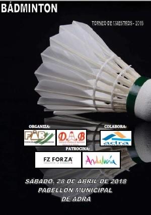 Adra coge este sábado el Torneo de Maestros de bádminton