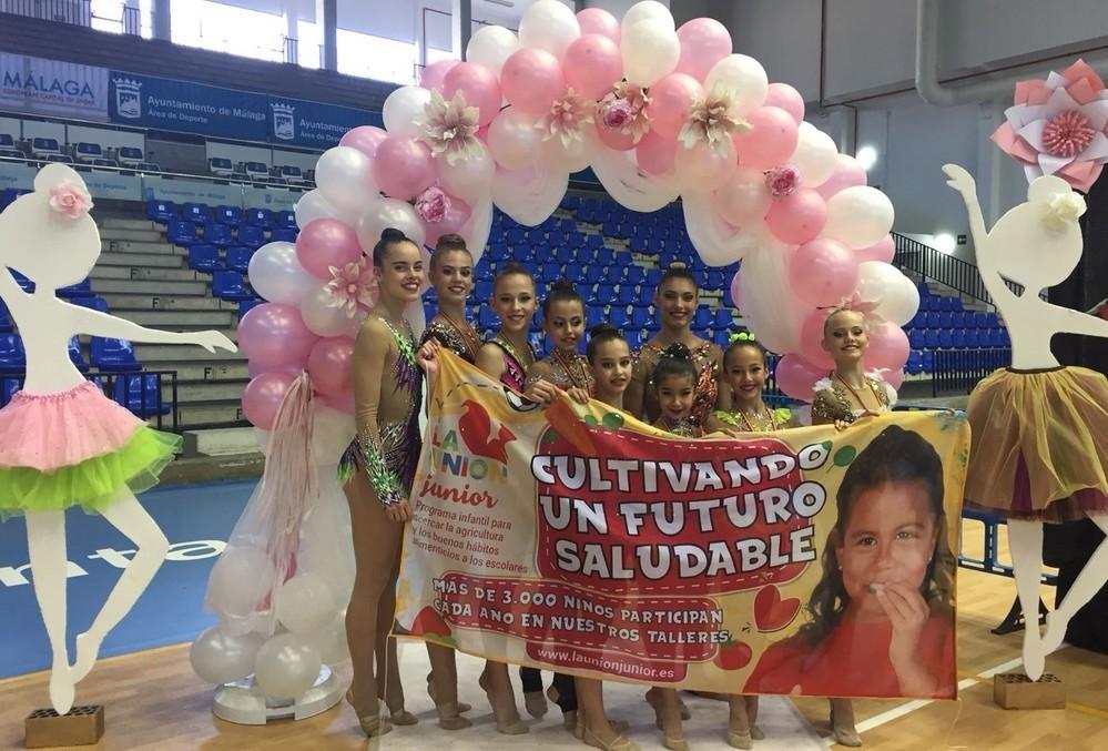 Rítmica El Ejido se sube hasta 17 veces al pódium en los torneos de Málaga y Córdoba