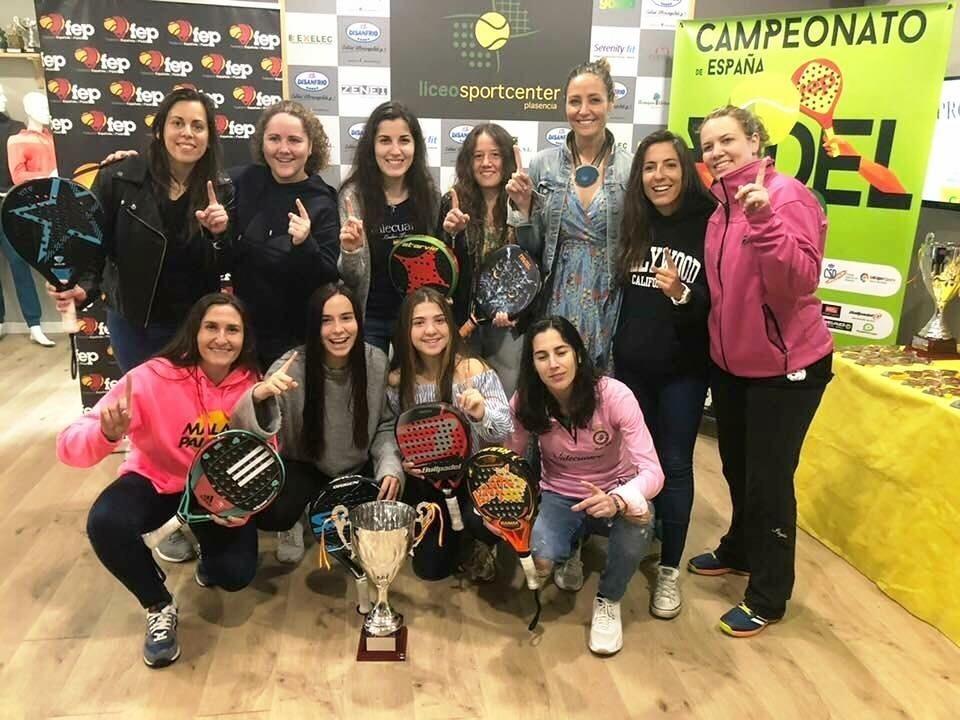 Pádel Indoor El Ejido femenino, subcampeón absoluto de España por equipos