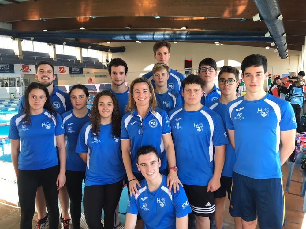 H2O El Ejido logra tres oros, dos platas y tres bronces en la 2ª etapa del Circuito andaluz absoluto