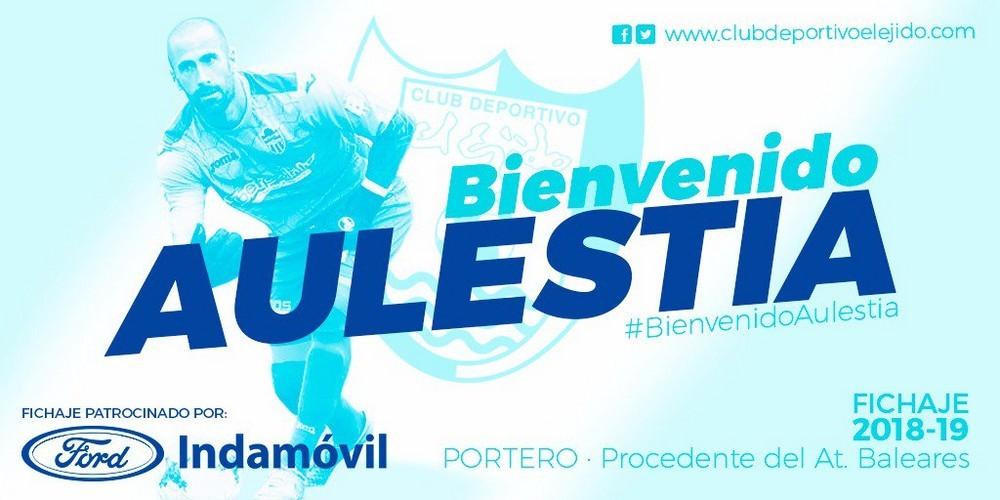 Aulestia, primer fichaje del CD El Ejido para defender la portería la próxima temporada