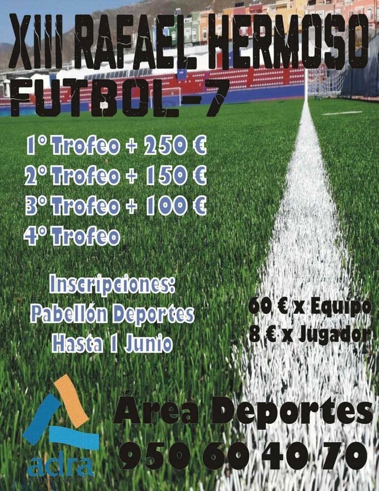 Abiertas las inscripciones para la XIII edición del Torneo Rafael Hermoso de fútbol-7