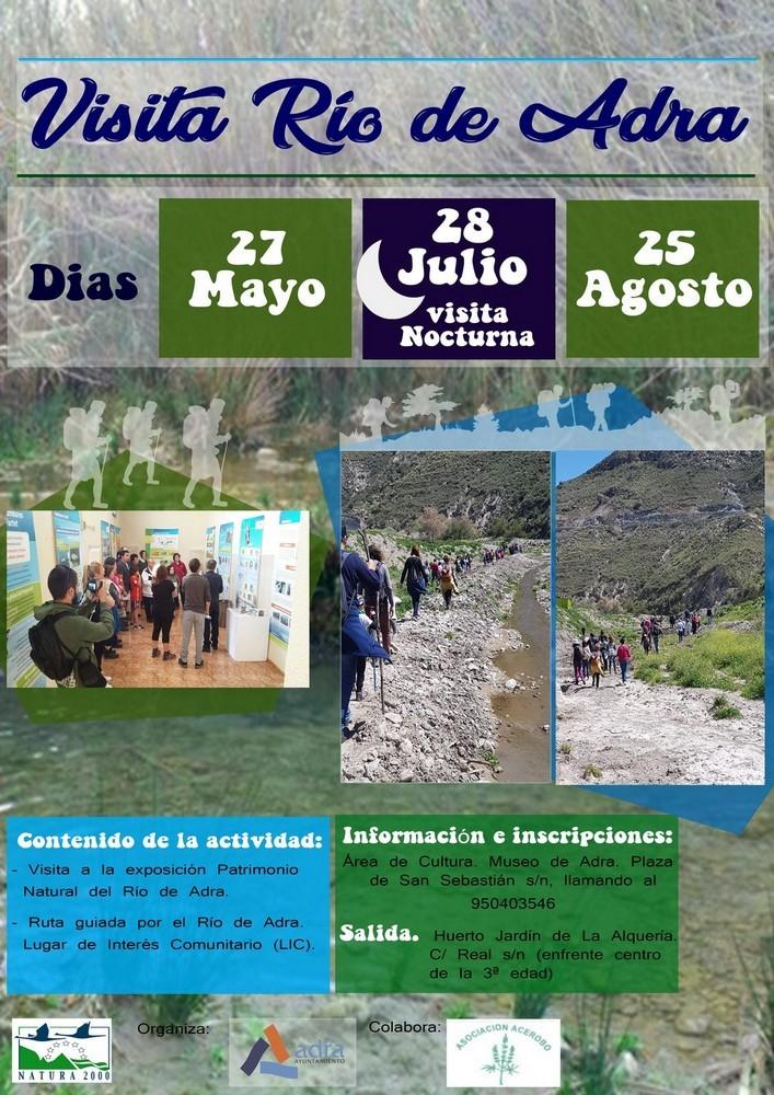 Asociación Acerobo y Ayuntamiento abderitano organizan una ruta guiada por el Río Adra