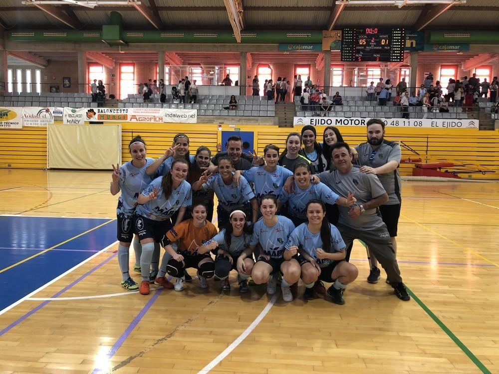 El CD El Ejido FSF consigue la permanencia en un partido fácil imponiéndose 5 - 1 al CD San Juan Bosco