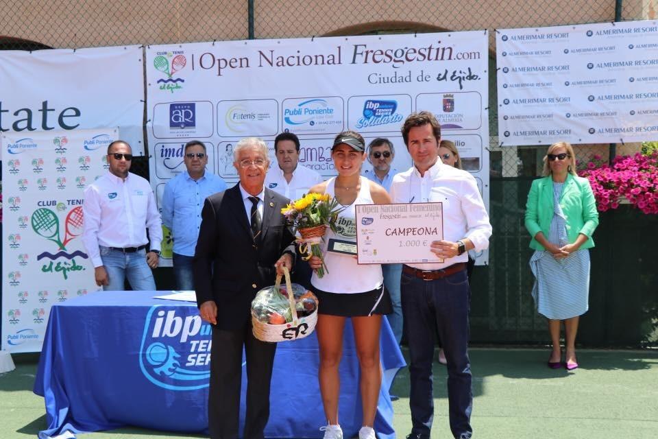 Silvia Vargas se proclama subcampeona del I Open Nacional Femenino Fregestin.com