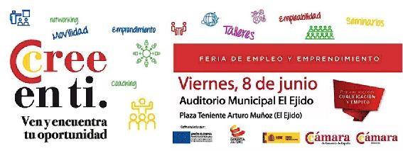 La Cámara de Comercio organiza en El Ejido la feria de empleo y emprendimiento Poniente-Alpujarra