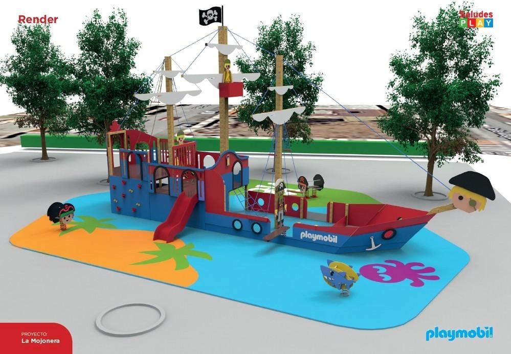 La Mojonera ultima la instalación de su primer parque de Playmobil