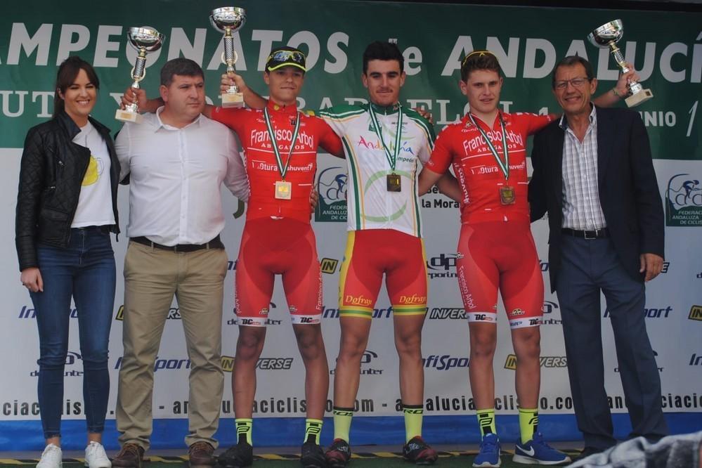 Raúl Craviotto, campeón de Andalucía de Ciclismo en Ruta