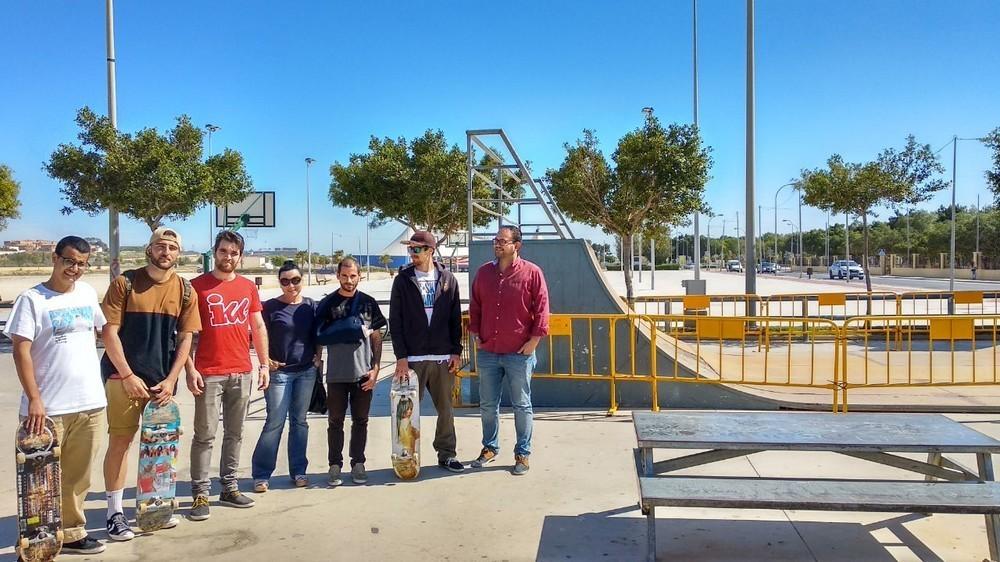 IU denuncia el estado del skatepark y solicita su mantenimiento