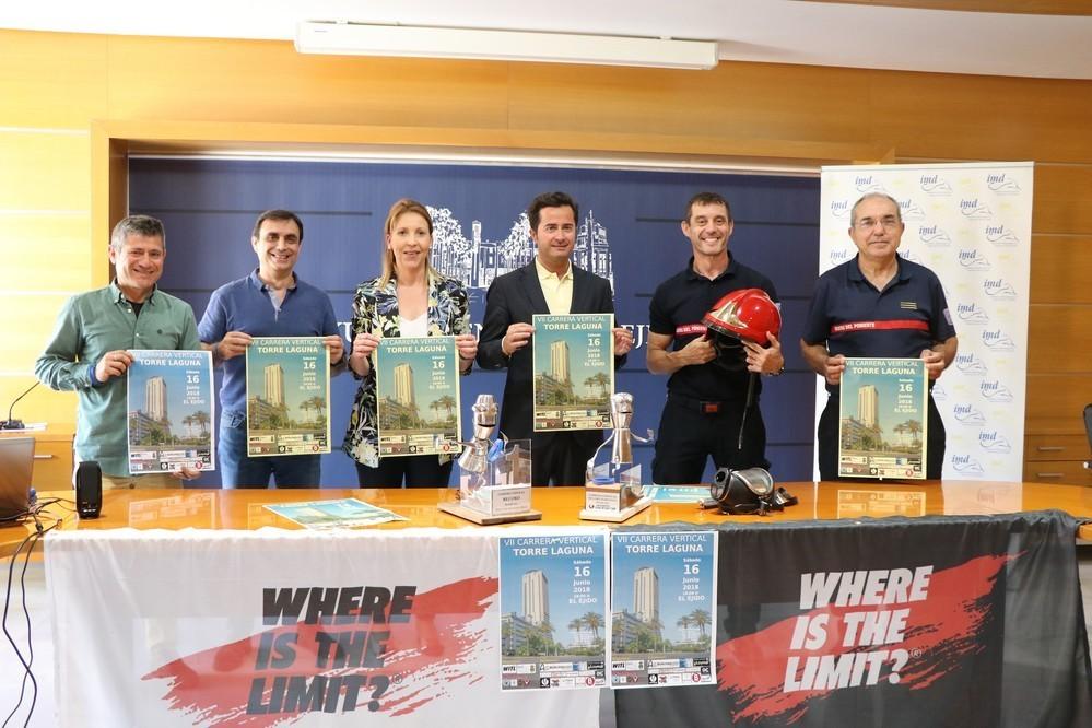 Bomberos y corredores Open medirán su fuerza y resistencia en la VII Carrera Vertical Torre Laguna de El Ejido