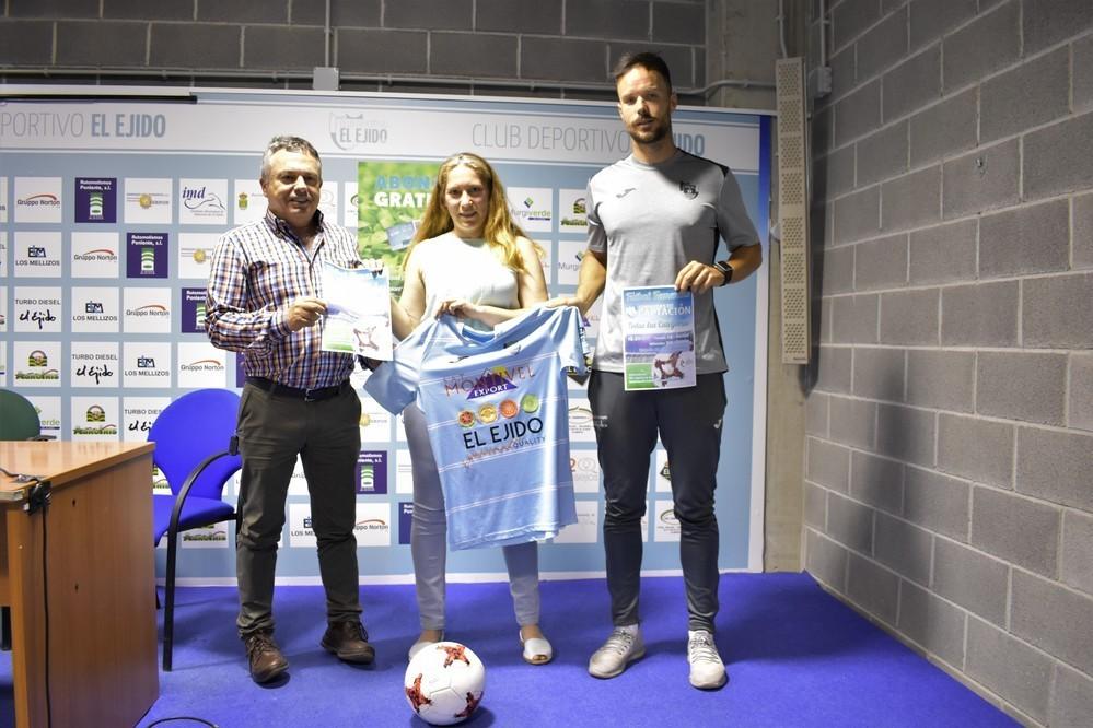 El CD El Ejido presenta su nueva sección de fútbol femenino para la próxima temporada
