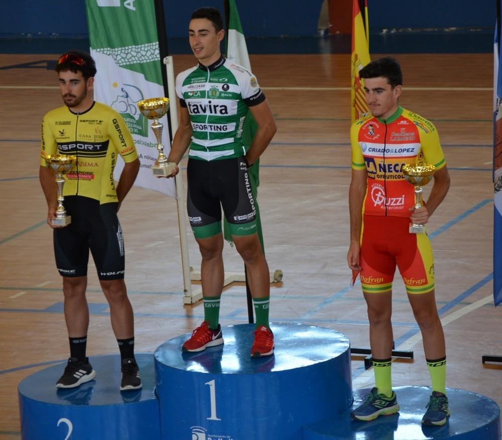 Raúl Craviotto, medalla de bronce en el Campeonato de Andalucía de Huelva de ciclismo