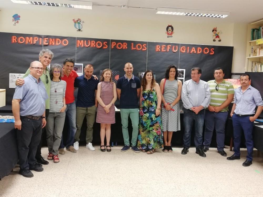 Los 460 estudiantes del CEIP ‘San Agustín’ (El Ejido) anfitriones de la exposición ‘Rompiendo muros por los refugiados’