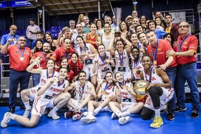 La ejidense Lola Pendande, campeona de Europa con la Selección española sub-20 de baloncesto