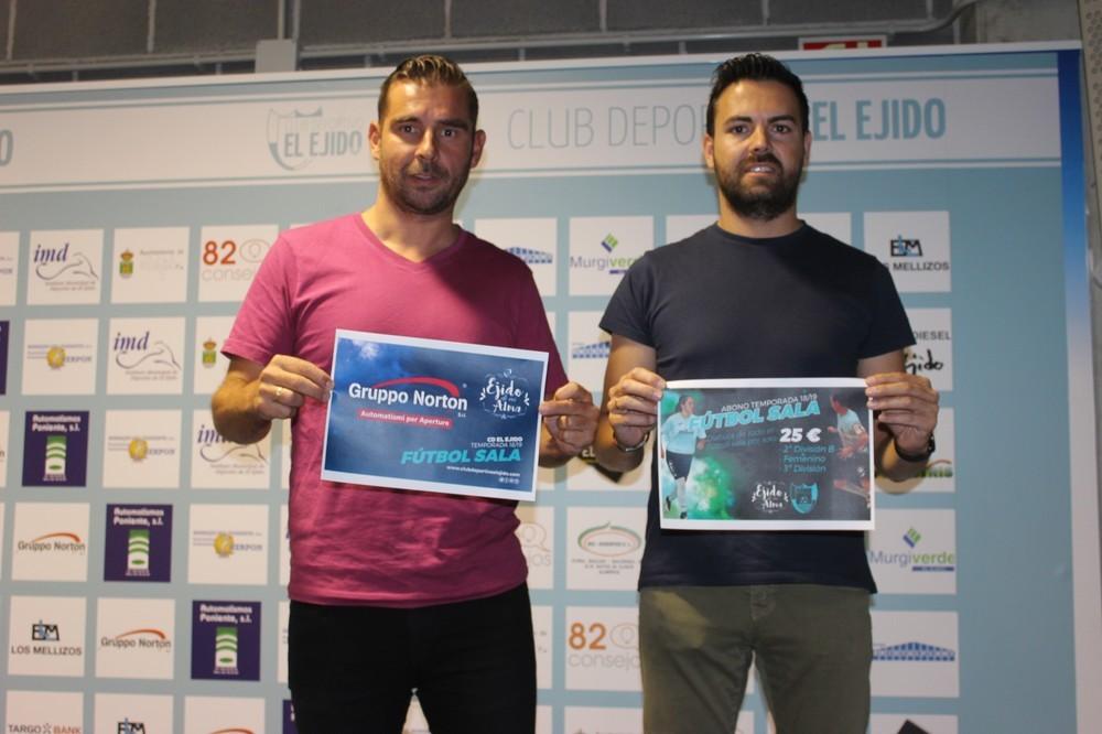El CD El Ejido FS presenta su campaña de abonos para la campaña 2018/2019