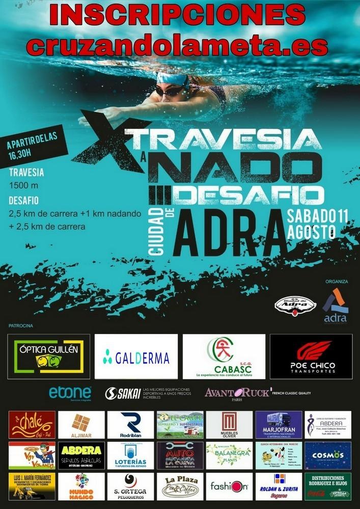 El III Desafío y la X Travesía a Nado de Adra esperan ya a los aficionados a la natación