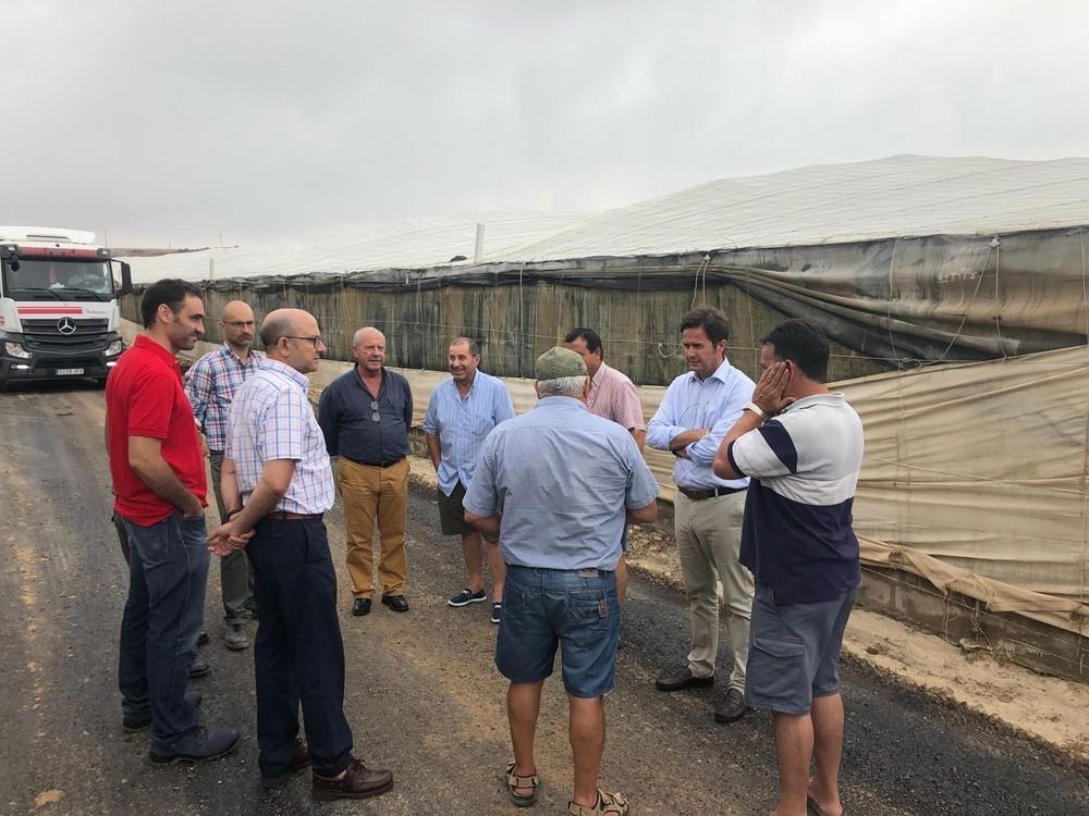 Las obras de remodelación y asfaltado mejorarán la funcionalidad y la seguridad del camino del ‘Taller’ en Matagorda