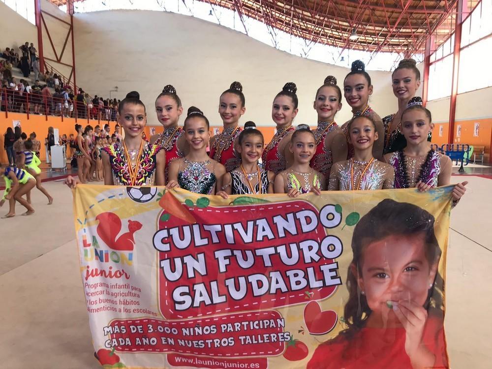 Rítmica El Ejido inicia la temporada logrando seis medallas en el Torneo Miralmar