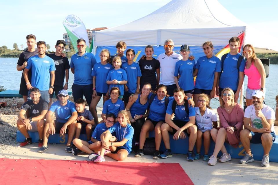 El Club Tiempo Libre se cuelga ocho medallas en el Campeonato de Andalucía de Yola 4 y Velocidad