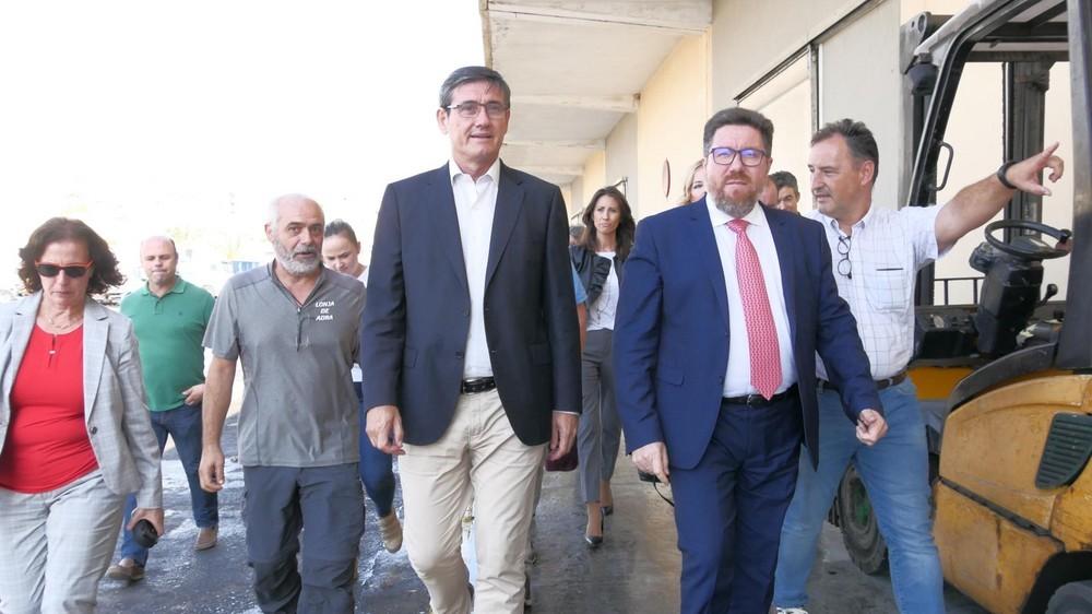Manuel Cortés muestra su satisfacción por el impulso al proyecto para hacer visitable la Lonja de Adra