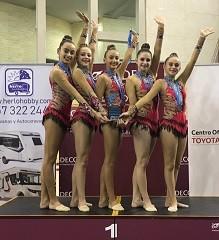 El conjunto infantil del Club de Gimnasia Rítmica de El Ejido revalida su título de campeón de Andalucía