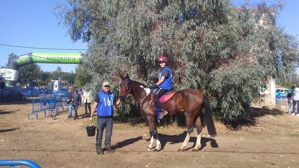 La jinete virgitana Mafalda Agustín medalla de bronce en el Campeonato de España de Raid Hípico Interautonomías 2018