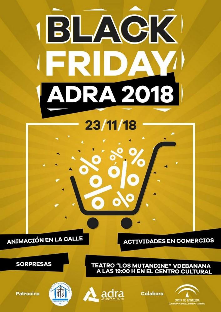 El Black Friday en Adra traerá animación, teatro, pasacalles y grandes descuentos en comercios