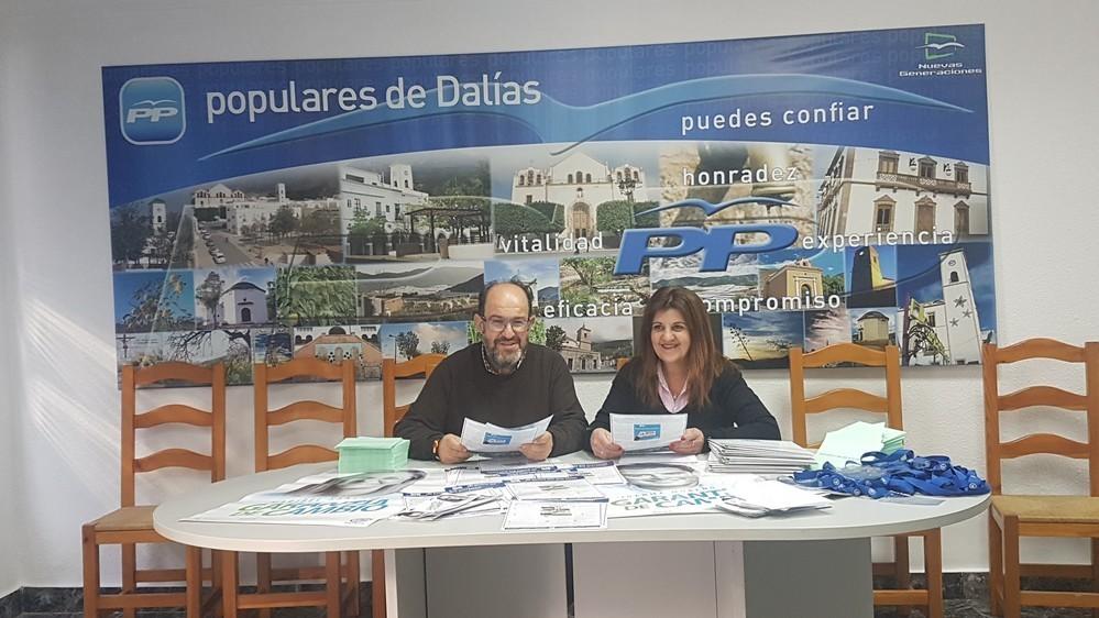 El PP de Dalías denuncia los incumplimientos de Susana Díaz con su pueblo