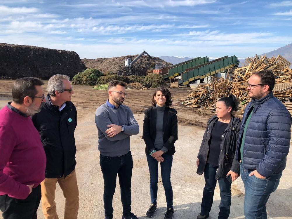 Adelante Andalucía visita la planta de residuos agrícolas Las Chozas SACH de El Ejido y pide una mayor apuesta política por la sostenibilidad