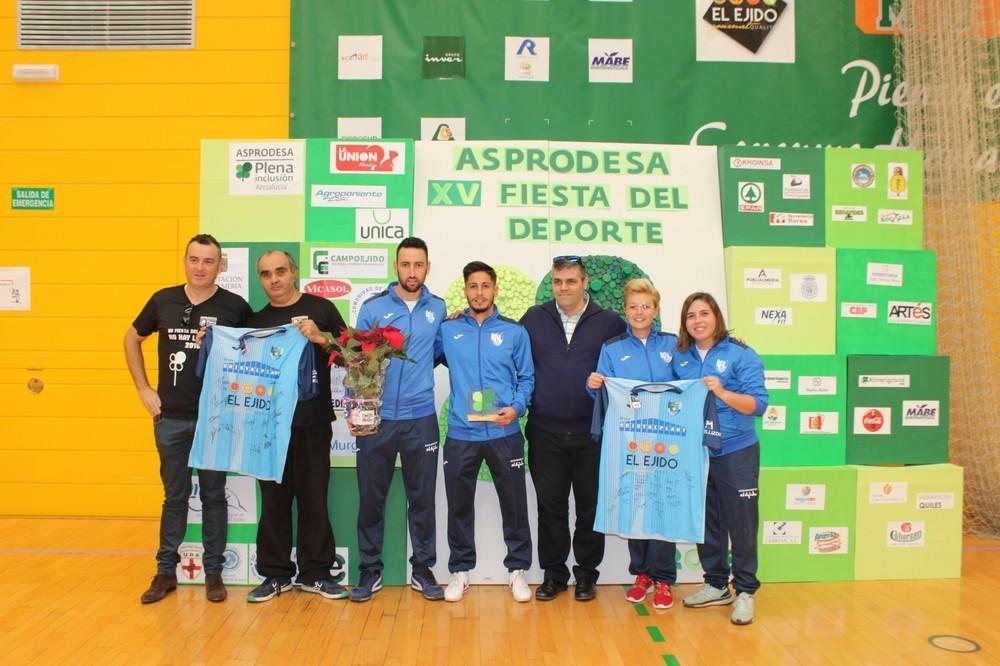 El CD El Ejido se suma un año más a la Fiesta del Deporte de Asprodesa